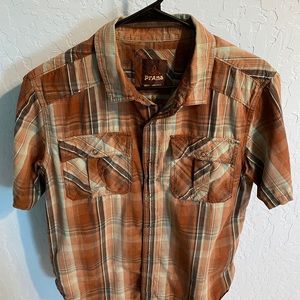prAna short sleeve button up shirt